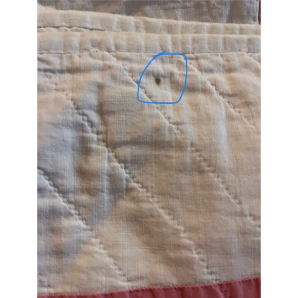 Vintage 1970-1980’s Flower Appliqué Hand Sewn Quilt 82x94” - Picture 10 of 16